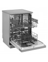 Lavavajillas Carga Frontal - LG DF030FL, Inox, 13 Cubiertos, 60 cm, Eficiencia E