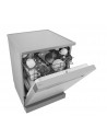 Lavavajillas Carga Frontal - LG DF030FL, Inox, 13 Cubiertos, 60 cm, Eficiencia E