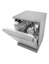Lavavajillas Carga Frontal - LG DF030FL, Inox, 13 Cubiertos, 60 cm, Eficiencia E