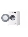 Lavadora Carga Frontal - LG F4X1008NWH, Blanco, 8 kg, 1400 rpm, Vapor, Eficiencia A