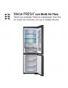 Combi Libre Instalación - LG GBG5160CEV, Acero Negro, Instaview, 1.86 m, Eficiencia C