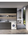 Lavadora Libre Instalación - LG F4X1009NWK, Blanco, 9 kg, Vapor, 1400 rpm