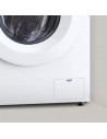 Lavadora Libre Instalación - LG F4X1009NWK, Blanco, 9 kg, Vapor, 1400 rpm