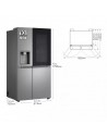 Frigorífico Americano - LG GSXE80PYBD, WiFi, Inox, 1.79 m, Eficiencia D