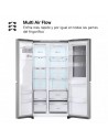 Frigorífico Americano - LG GSXE80PYBD, WiFi, Inox, 1.79 m, Eficiencia D