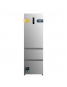 Combi con Cajones - CECOTEC CoolMarket FD 400, Inox, 1.91 m, No Frost, Eficiencia E