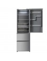 Combi con Cajones - CECOTEC CoolMarket FD 400, Inox, 1.91 m, No Frost, Eficiencia E