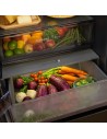 Combi con Cajones - CECOTEC CoolMarket FD 400, Inox, 1.91 m, No Frost, Eficiencia E