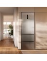 Combi con Cajones - CECOTEC CoolMarket FD 400, Inox, 1.91 m, No Frost, Eficiencia E