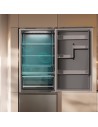 Combi con Cajones - CECOTEC CoolMarket FD 400, Inox, 1.91 m, No Frost, Eficiencia E