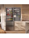 Combi con Cajones - CECOTEC CoolMarket FD 400, Inox, 1.91 m, No Frost, Eficiencia E