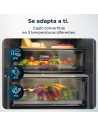 Combi con Cajones - CECOTEC CoolMarket FD 400, Inox, 1.91 m, No Frost, Eficiencia E