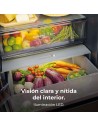 Combi con Cajones - CECOTEC CoolMarket FD 400, Inox, 1.91 m, No Frost, Eficiencia E