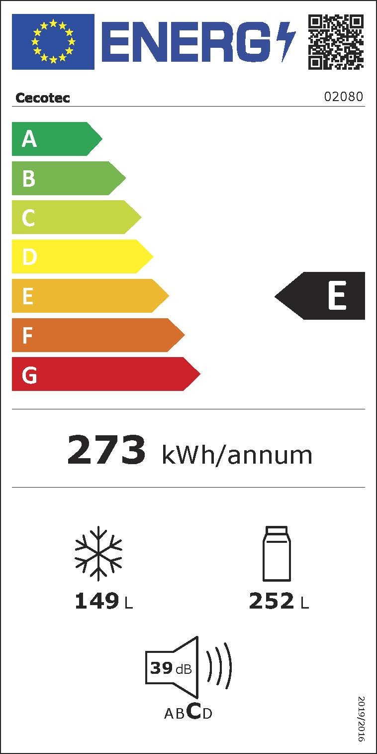 Etiqueta de Eficiencia Energética - 2080