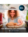 Combi Libre Instalacíón - CECOTEC CoolMarket 356, Blanco, 2.00 m, Eficiencia E