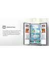 Frigorífico Multidoor - HISENSE RF632N4AIC1, Altura 200 cm, Ancho 70 cm, Inox