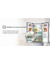 Frigorífico Multidoor - HISENSE RF632N4AIC1, Altura 200 cm, Ancho 70 cm, Inox