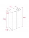 Frigorífico Americano - TEKA RLF 74917 GBK, 1.78 m, Eficiencia E