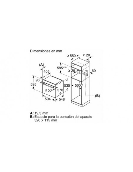 Horno de Vapor - BALAY 3HA5129N3,...