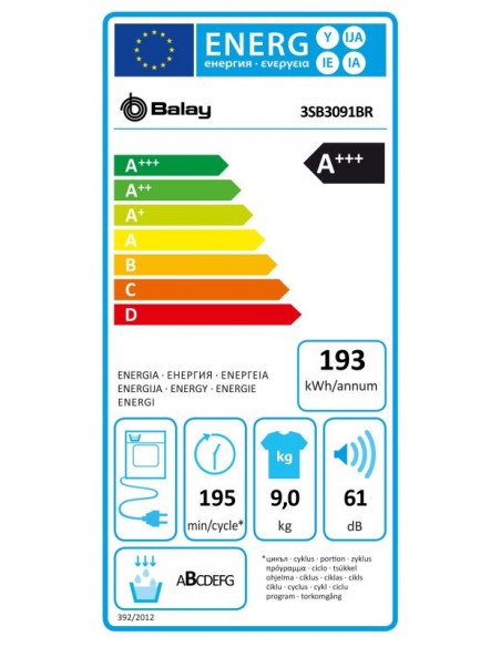 Secadora Bomba de Calor - BALAY...