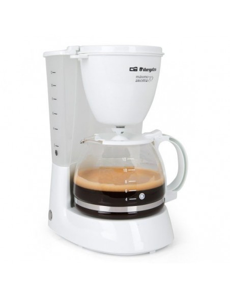 Cafetera Goteo - ORBEGOZO CG4050B, 12...