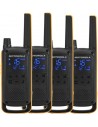 Pack 4 Walkie Talkie - MOTOROLA T82 Extreme, Amarillos,