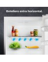 Frigorífico Combi - CECOTEC CoolMarket 356, Cristal Blanco, 2.00 m, Eficiencia E
