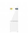 Frigorífico Combi - CECOTEC CoolMarket 356, Cristal Blanco, 2.00 m, Eficiencia E