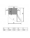 Frigorífico Combi - CECOTEC CoolMarket 356, Cristal Blanco, 2.00 m, Eficiencia E