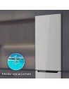 Frigorífico Combi - CECOTEC CoolMarket 356, Cristal Blanco, 2.00 m, Eficiencia E