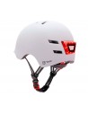Casco - YOUIN MA1011, Bici, Patinete, LED Frontal y Trasero Talla L, Blanco