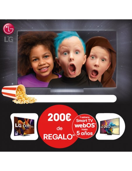 Consigue un reembolso de 200€ con LG