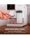 Cafetera Superautomática - CECOTEC Cremmaet Compactccino Connected, Blanco Rosam TFT, 1,1L, 19 bares