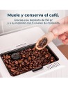 Cafetera Superautomática - CECOTEC Cremmaet Compactccino Connected, Blanco Rosam TFT, 1,1L, 19 bares