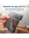 Cafetera Superautomática - CECOTEC Cremmaet Compactccino Connected, Blanco Rosam TFT, 1,1L, 19 bares
