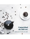 Cafetera Italiana - CECOTEC Mokclassic 900, Negro, 9 tazas