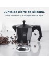 Cafetera Italiana - CECOTEC Mokclassic 900, Negro, 9 tazas