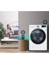 Lavadora Libre Instalación - LG F0P3CYV2W, 20 kg, 1000 rpm, TurboWash, Blanco