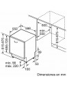 Lavavajillas Integrable - BOSCH SMV4ECX28E, Tercera Bandeja, Home Connect