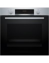 Horno Multifunción - BOSCH HBA514ES3, Cristal Negro, Inox, 71L
