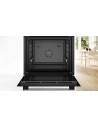 Horno Multifunción - BOSCH HBA5360S0, Cristal negro, Inox