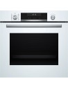 Horno Multifunción - BOSCH HBG578EW7, Cristal Blanco, Pirólisis