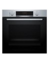 Horno Multifunción - BOSCH HQA574ES3, Cristal Negro, Inox, Pirólisis, 71L