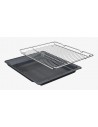 Horno Multifunción - BOSCH HQA574ES3, Cristal Negro, Inox, Pirólisis, 71L