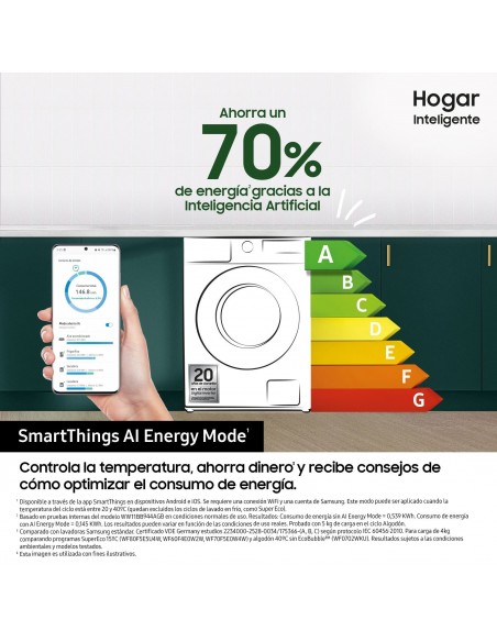 Lavadora Carga Frontal - SAMSUNG...