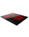 Placa Vitrocerámica - Teka TBC 63632 TTC, 3 Zonas de Cocción, 60 cm, Negro