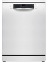 Lavavajillas Carga Frontal - BOSCH SMS46KW02E, Tercera Bandeja, 13 Cubiertos, Blanco