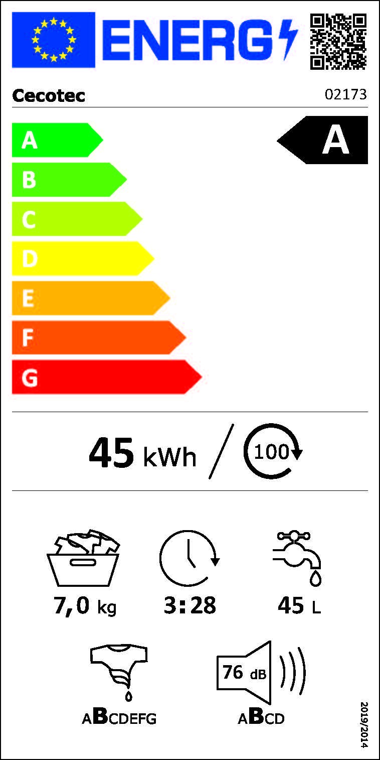 Etiqueta de Eficiencia Energética - 2173