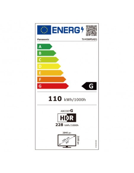 TV Mini LED - Panasonic TV-65W95AEG,...