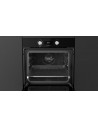 Horno Multifunción -  Teka Air Fry HLB 8416 BK, 60 cm, Aquálisis, Cristal Negro